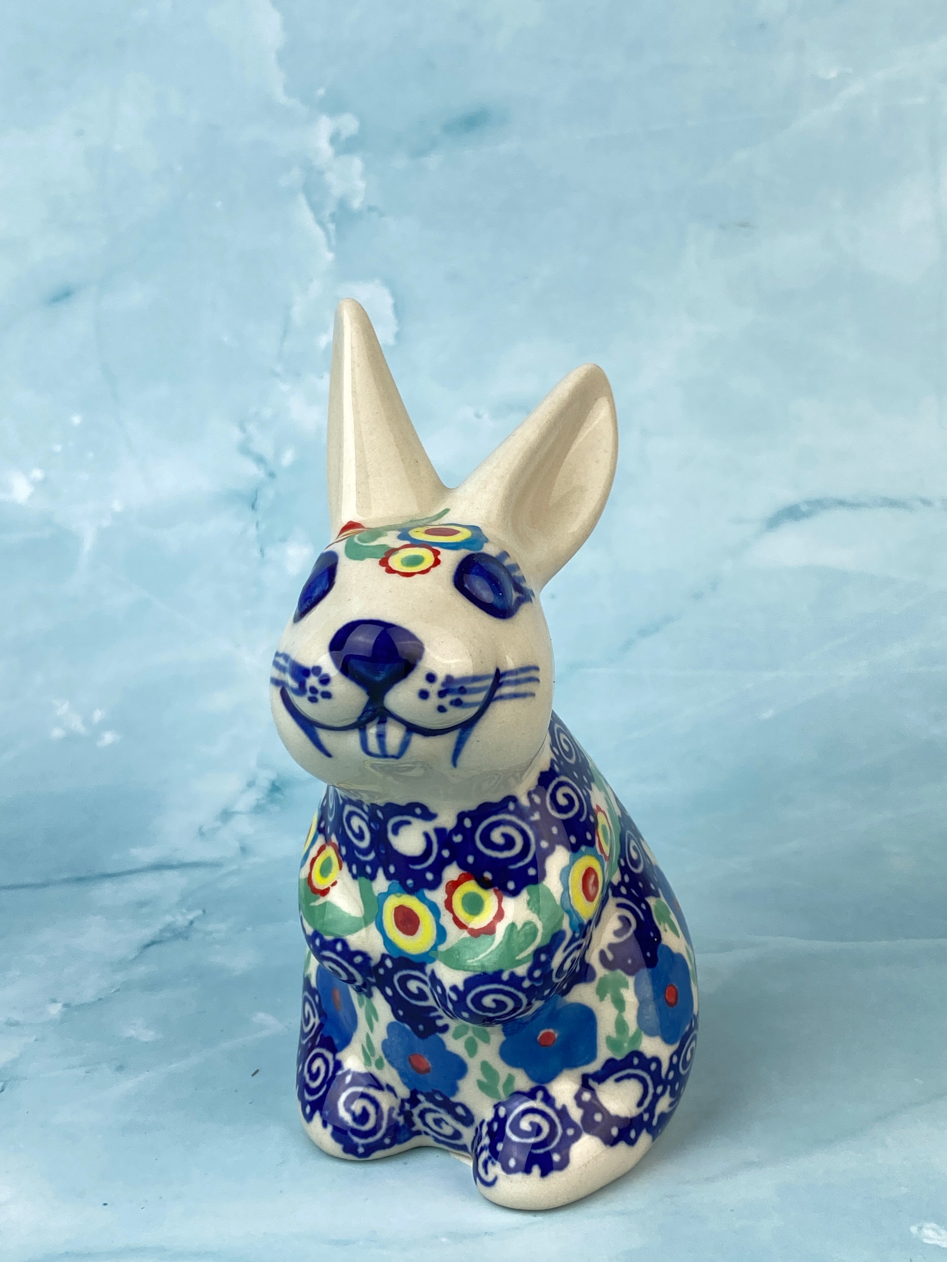 Large Standing Bunny - Bold Colors – Polish Pottery Westlake
