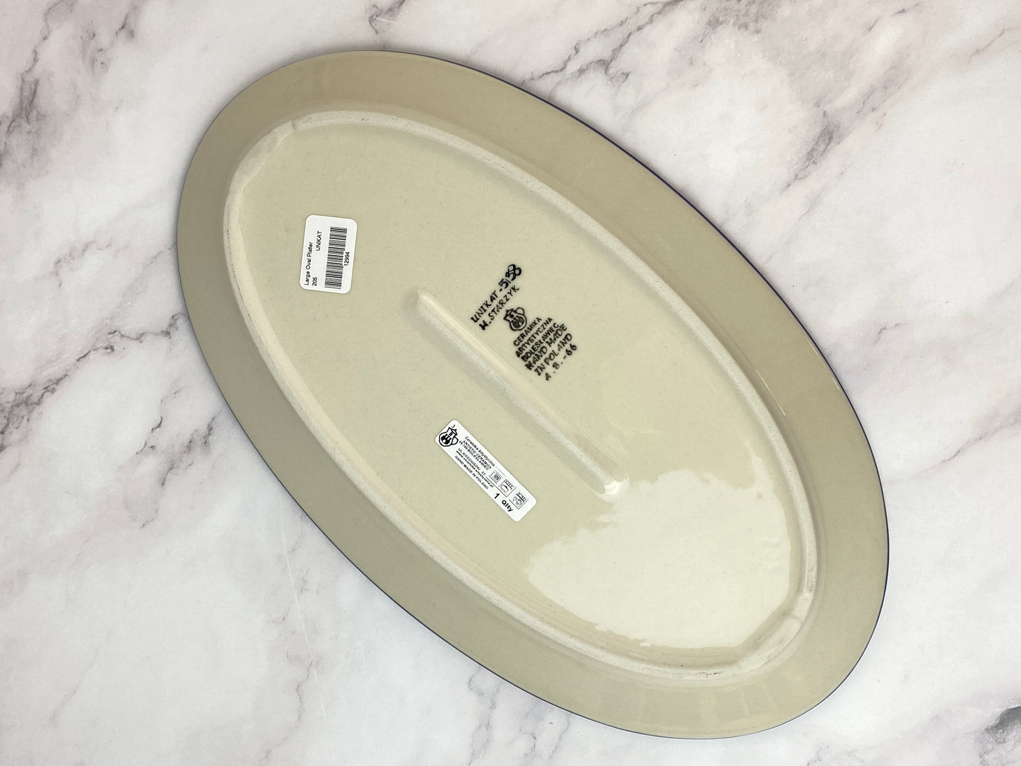 Large Unikat Oval Platter - Shape 205 - Pattern U5138