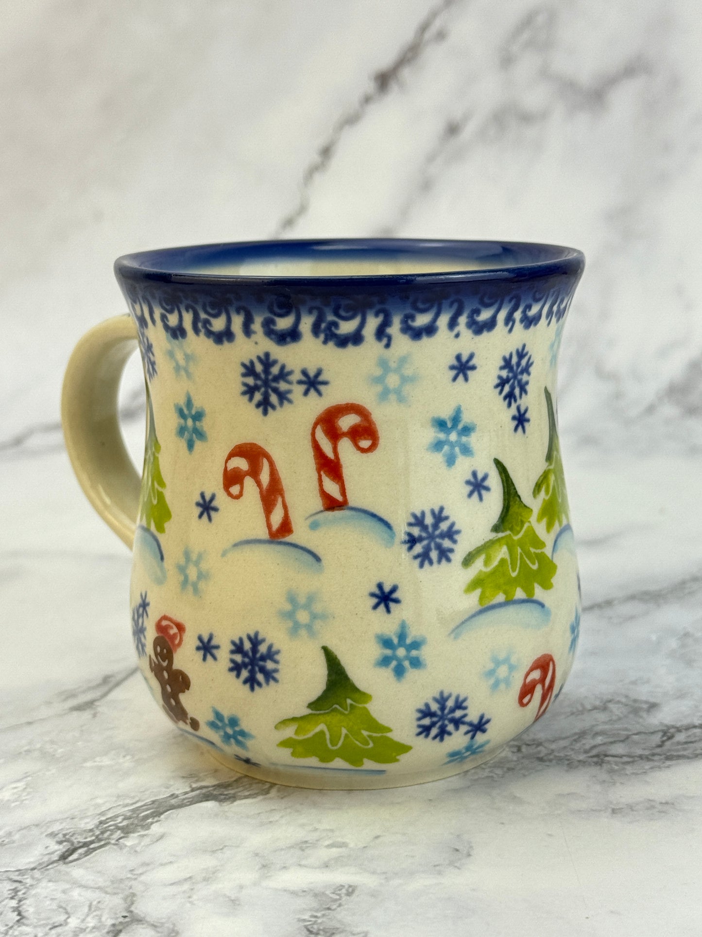 Vena Unikat 8oz Holiday Mug - Shape V053 - Gingerbread