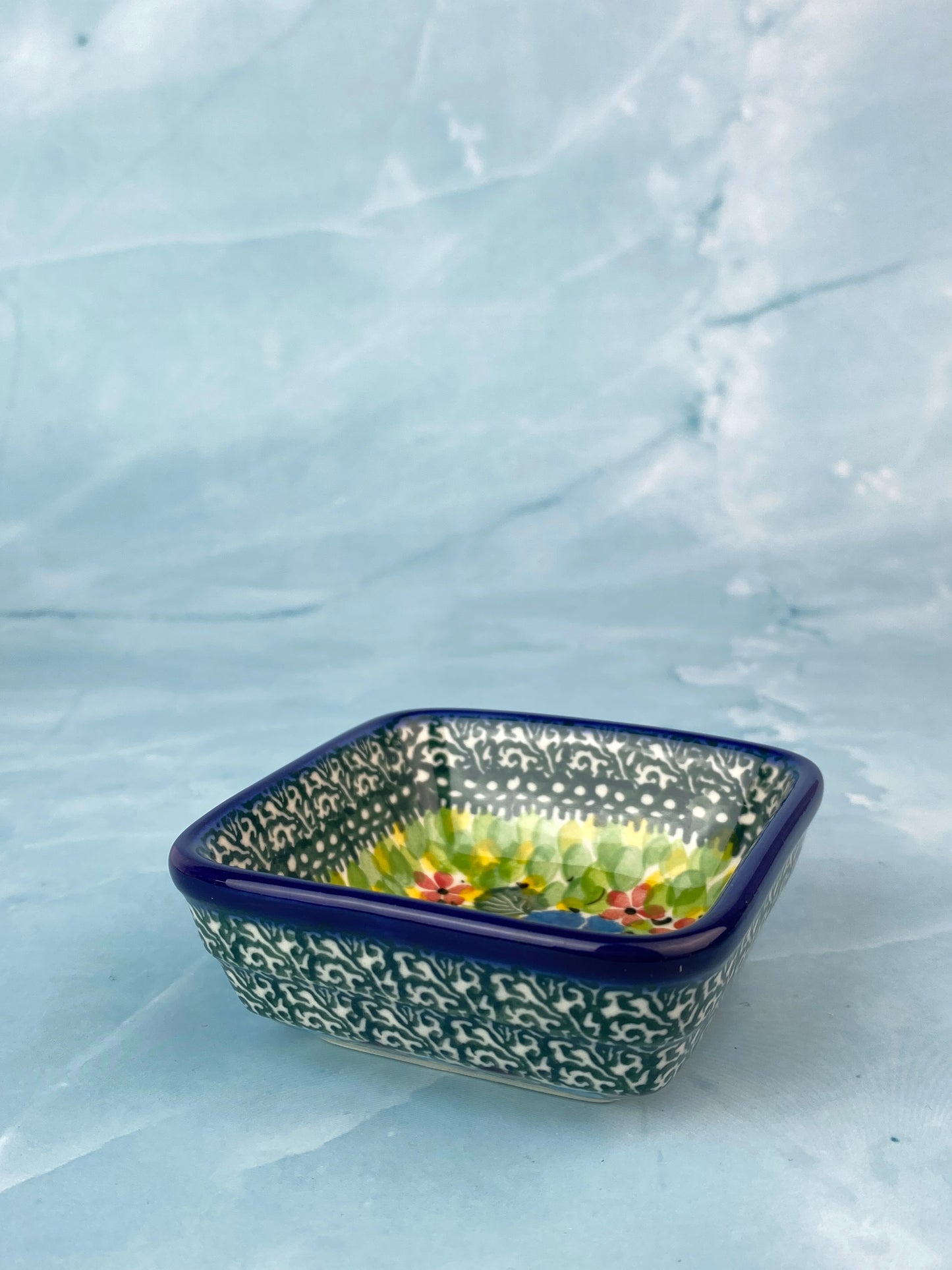 Small Ribbed Unikat Dip Bowl - Shape 656 - Pattern U4841