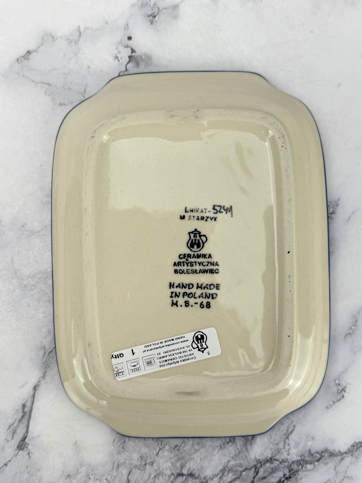 Unikat Euro Butter Dish - Shape 295 - Pattern U5241