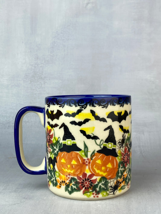 Vena Unikat 12oz Mug - Shape V055 - Jack-O-Lanterns and Bats