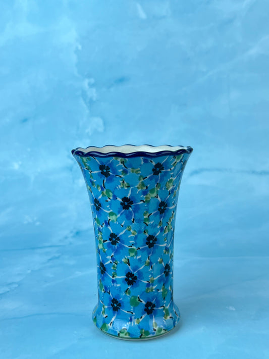 Ruffled Unikat Bud Vase - Shape 127 - Pattern U4929