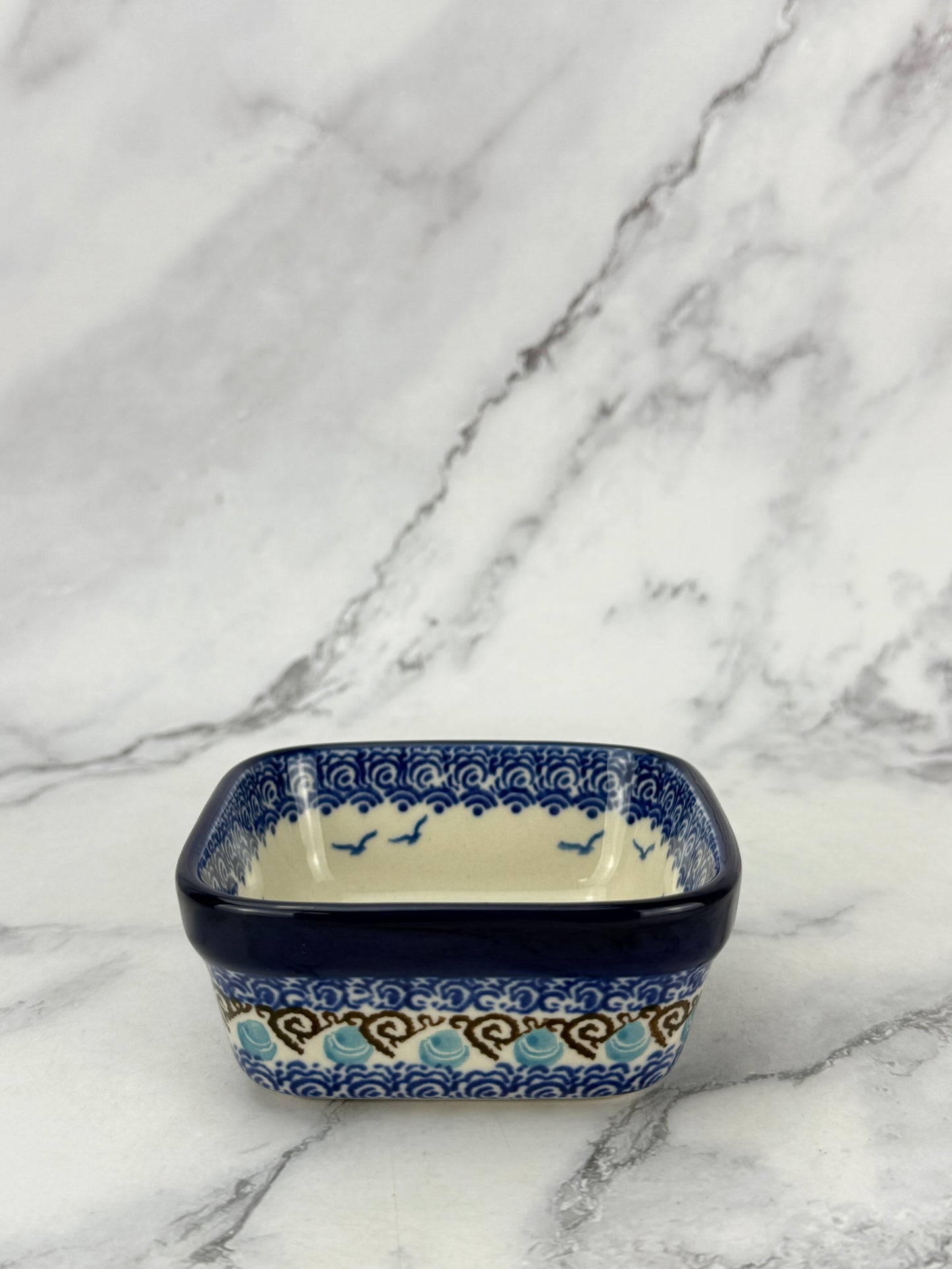 Small Unikat Square Ramekin/ Dish- Shape 428 - Pattern U5241
