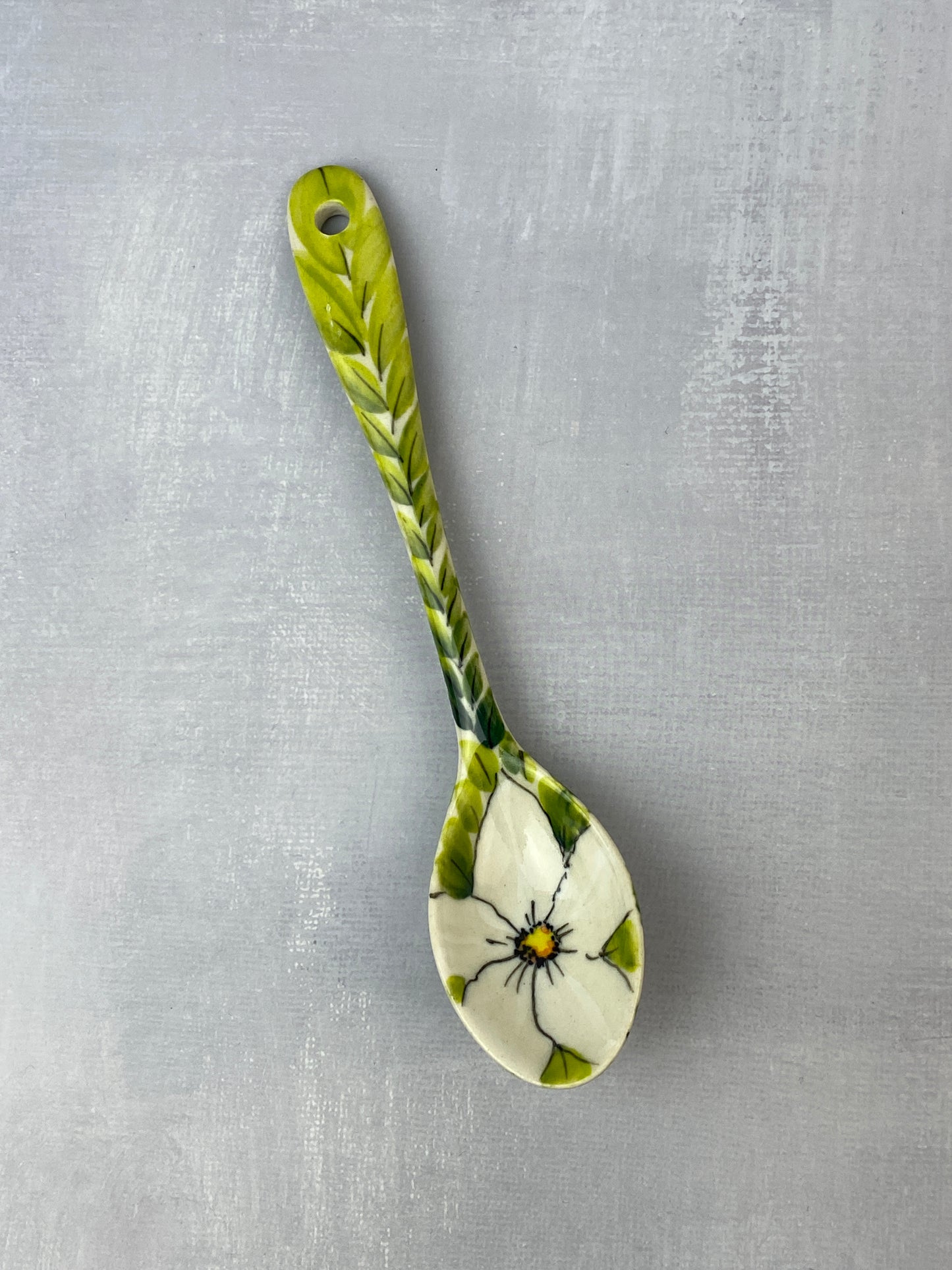 Moja Spoon - White Flower