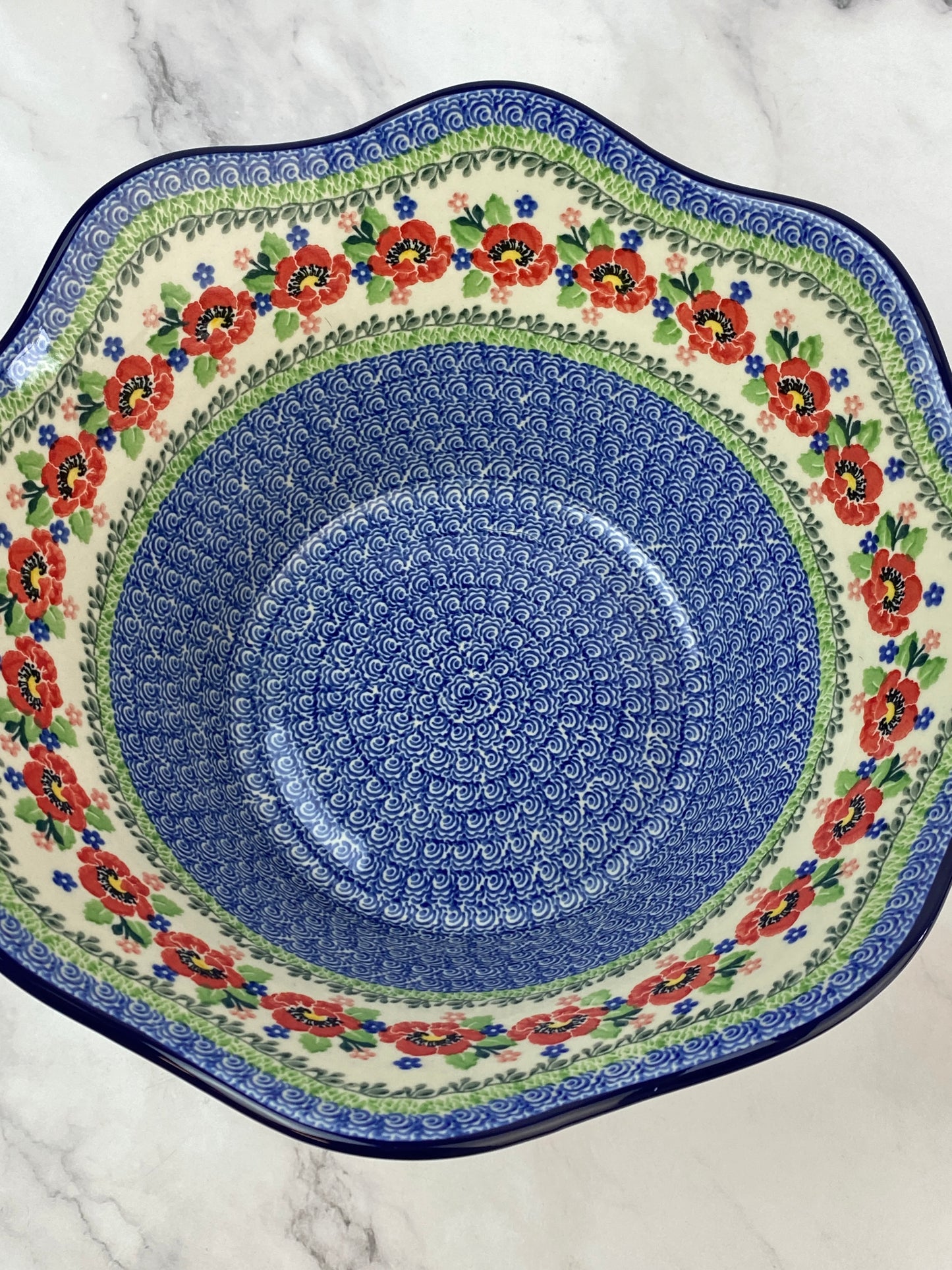 XL Wavy Bowl - Shape 693 - Pattern 3219