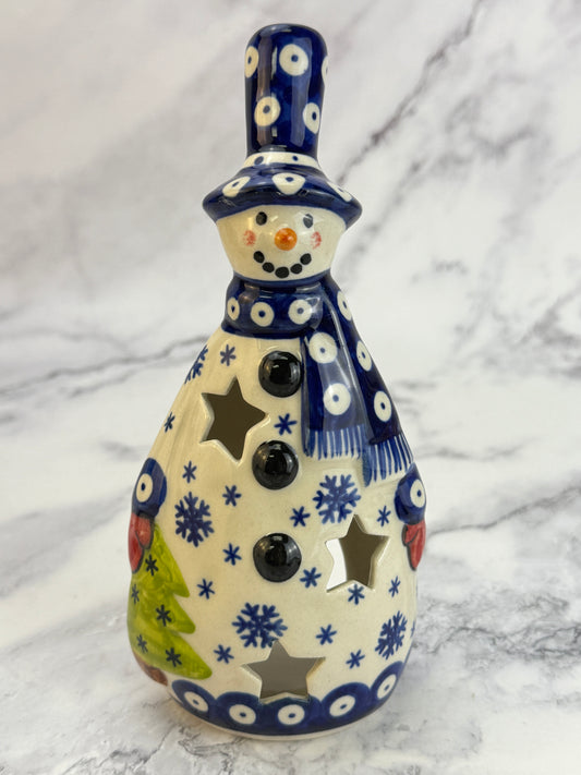 Vena Snowman With Tree - Shape V667 - Snowflake Owl Eye