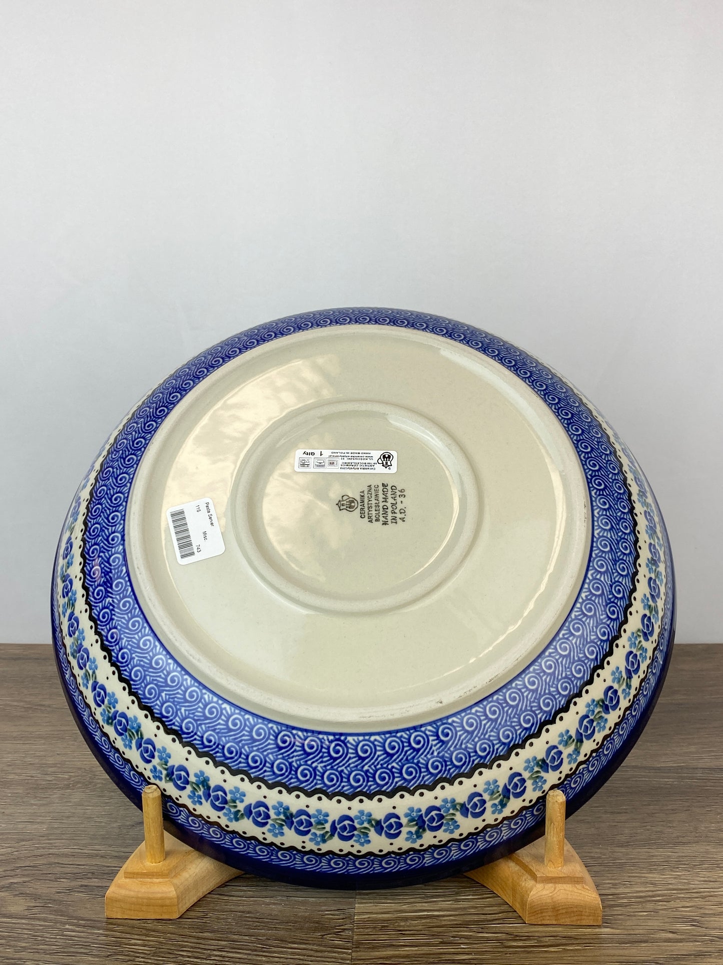 Pasta Server / Wide Shallow Bowl - Shape 115 - Pattern 882