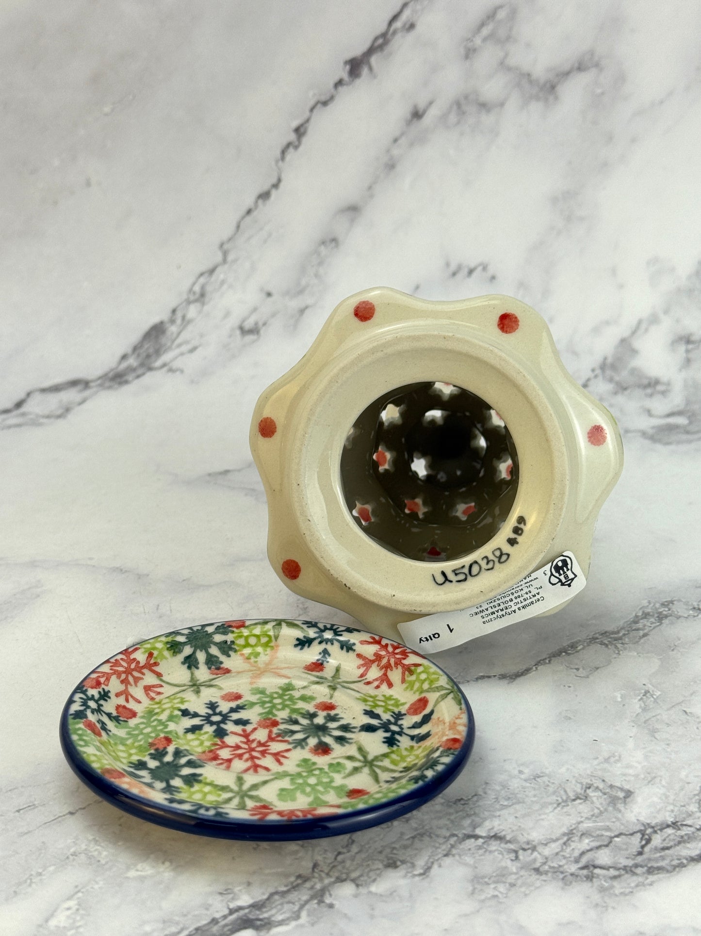 Small 6" Unikat Christmas Tree - Shape 512 - Pattern U5038