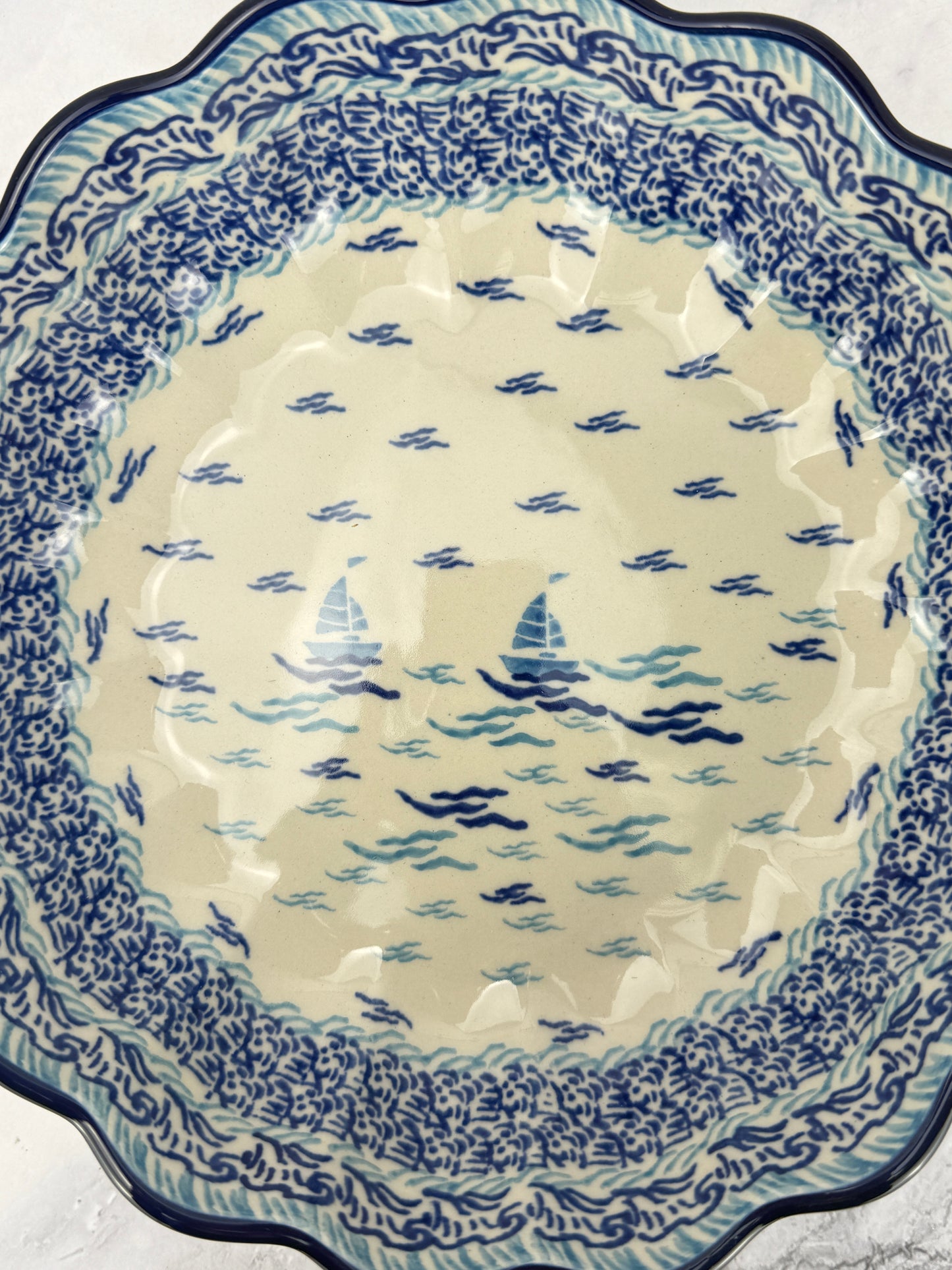 Scalloped Bowl - Shape 974 - Pattern 2932