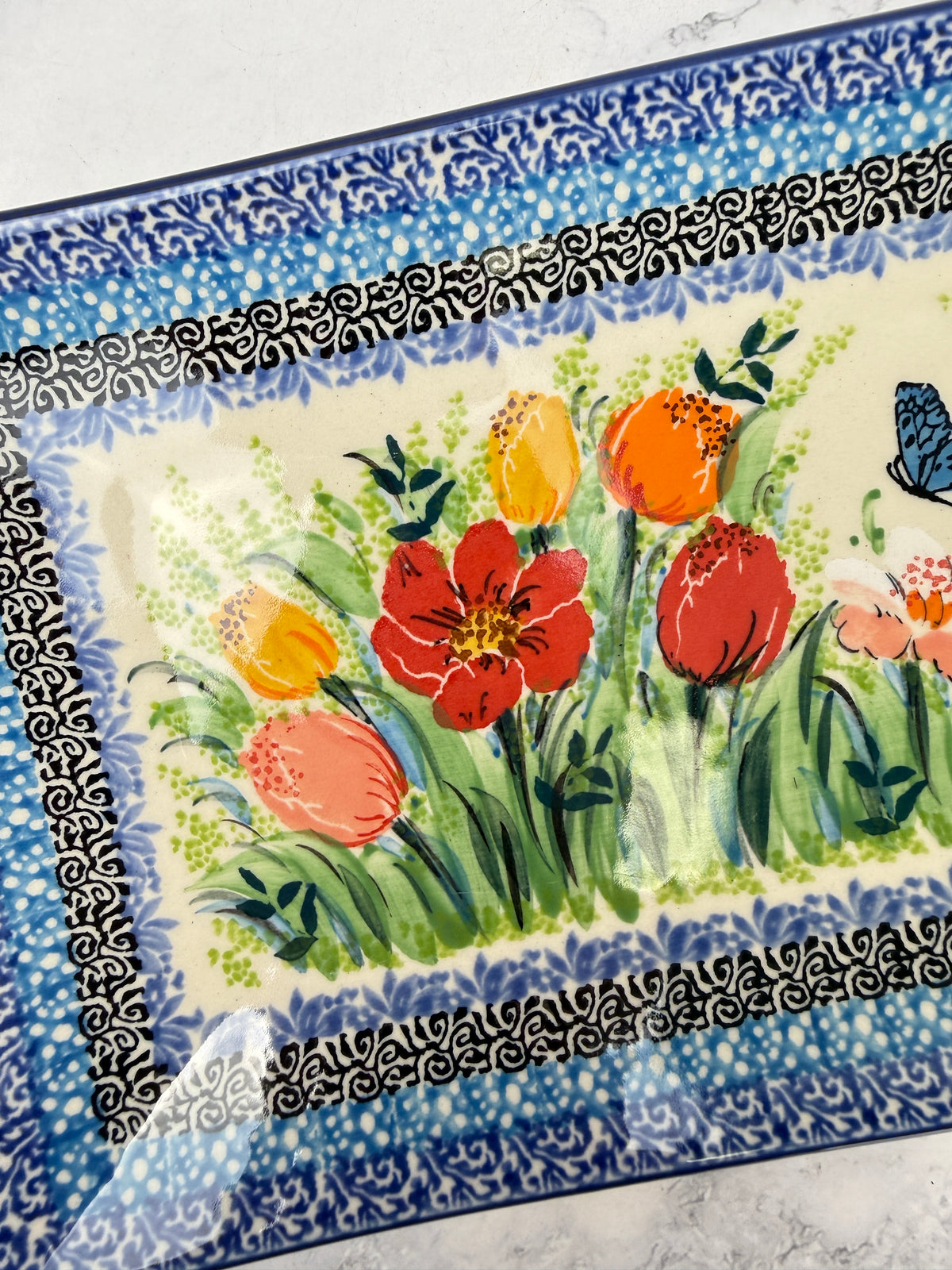 Rectangular Unikat Tray - Shape C26 - Pattern U5314