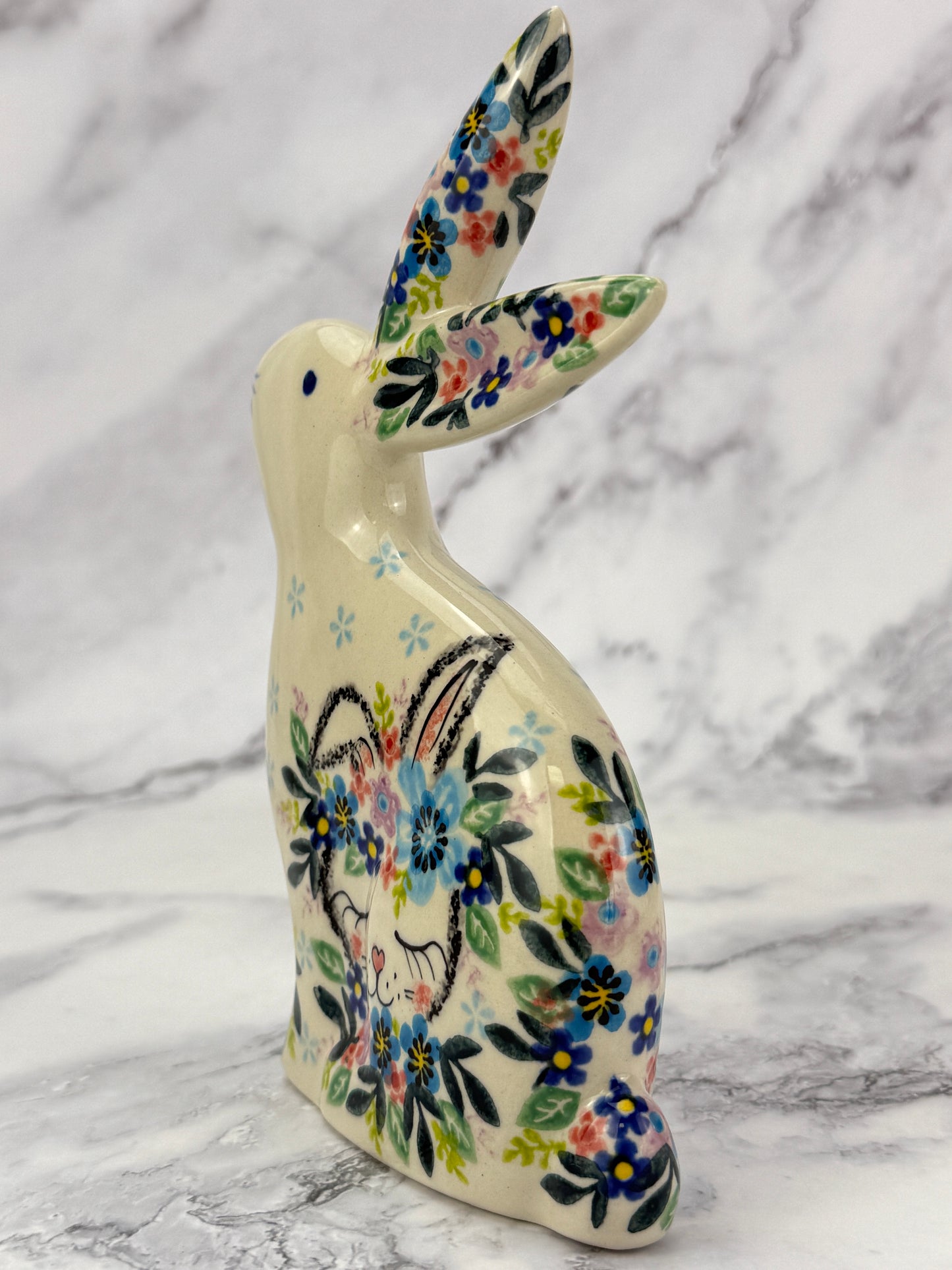 Tall Vena Bunny - Shape V613 - Blue Bunny