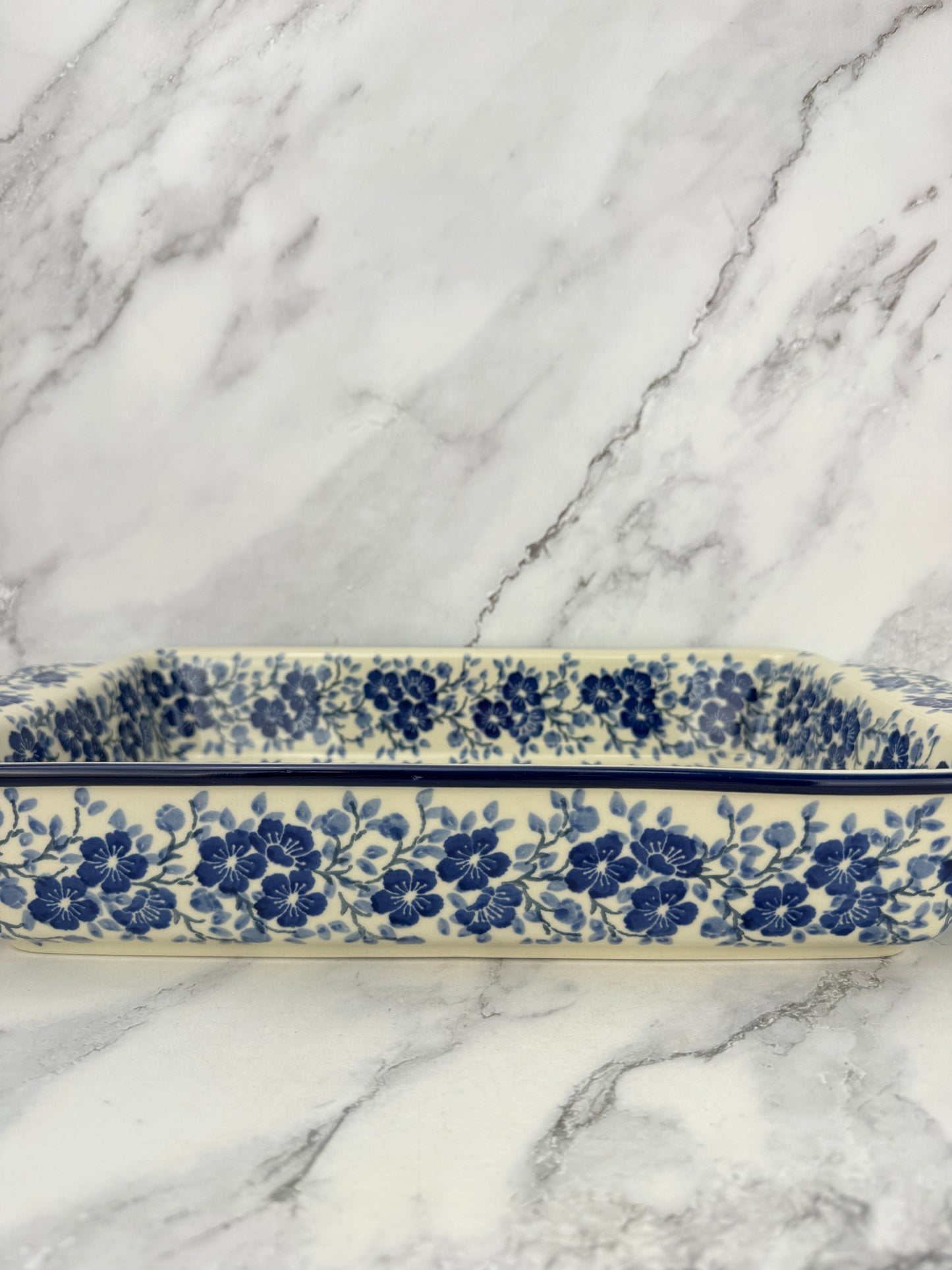 Large Rectangular Baker with Handles - Shape A56 - Pattern 3428
