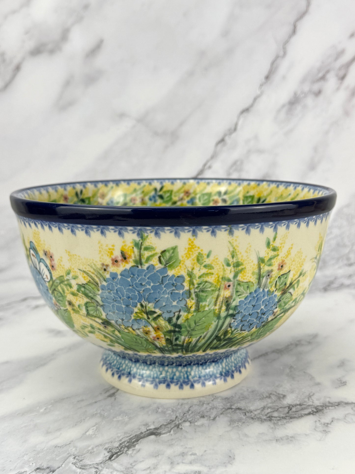 Unikat Pedestal Serving Bowl - Shape A14 - Pattern U5048
