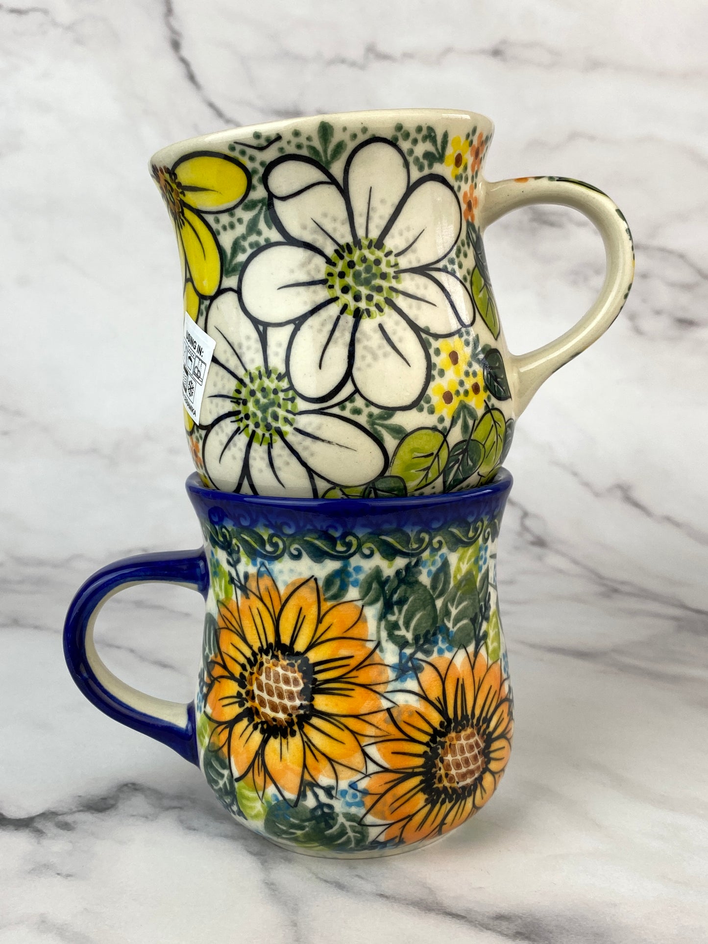 Vena Unikat 8oz Mug - Shape V053 - A563 Sunflower