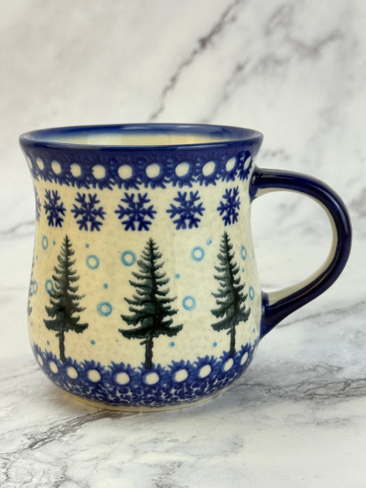 Vena Unikat 8oz Holiday Mug - Shape V053 - Winter Pine