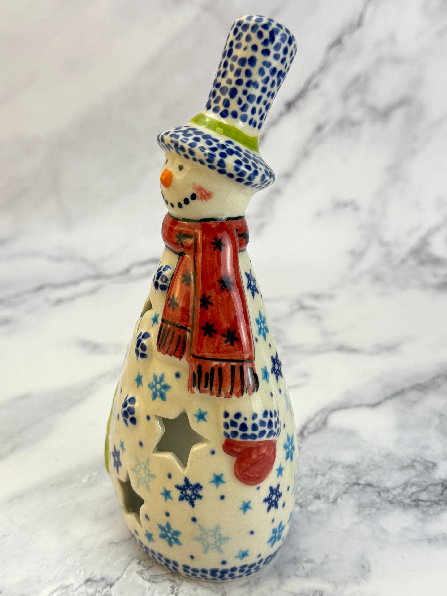 Vena Snowman With Tree - Shape V667 - Snowflake