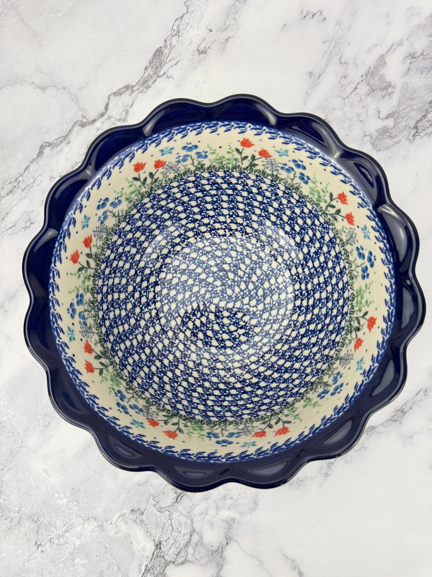Large Ruffled Bowl - Shape 628 - Pattern 2903