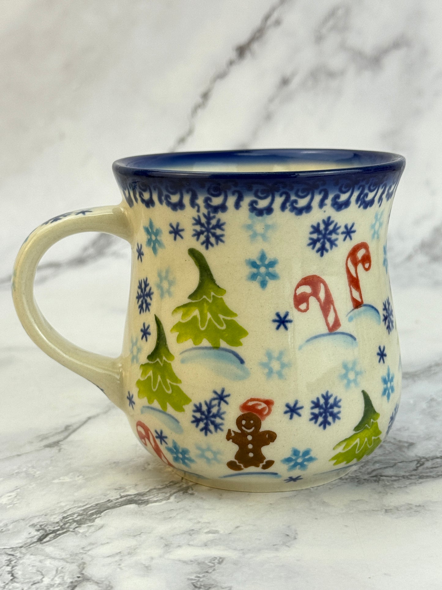 Vena Unikat 8oz Holiday Mug - Shape V053 - Gingerbread