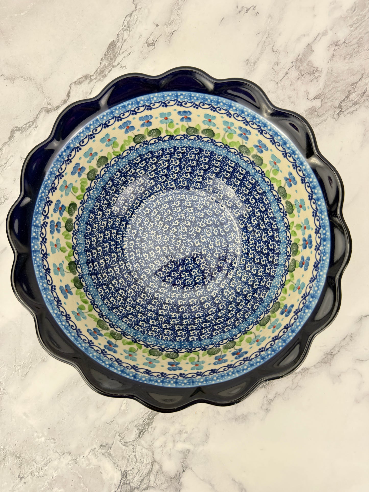 Large Ruffled Bowl - Shape 628 - Pattern 2668