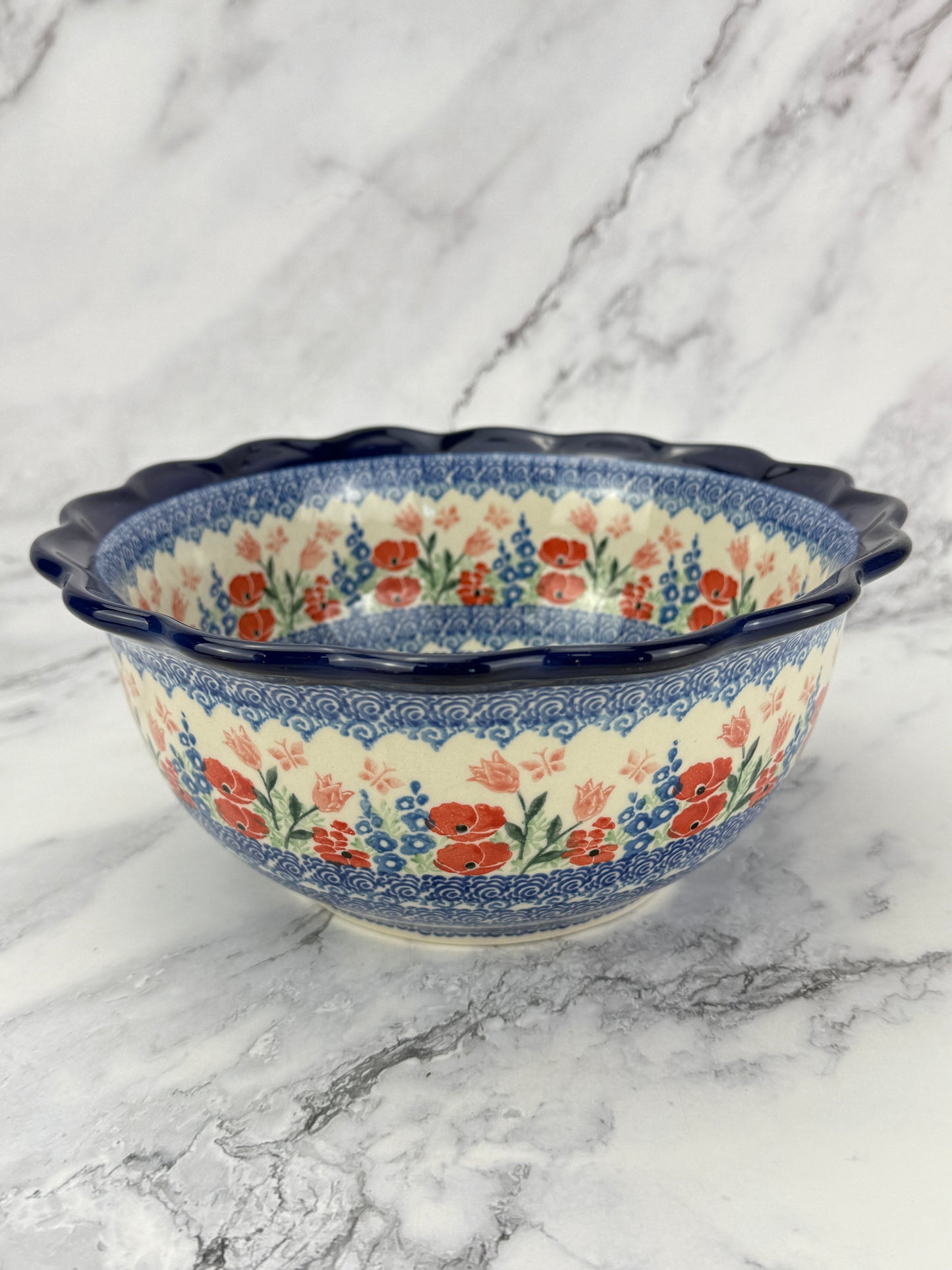 Large Ruffled Bowl - Shape 628 - Pattern 3220