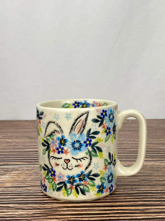 Vena Unikat 12oz Art Mug - Shape V055 - Blue Bunny