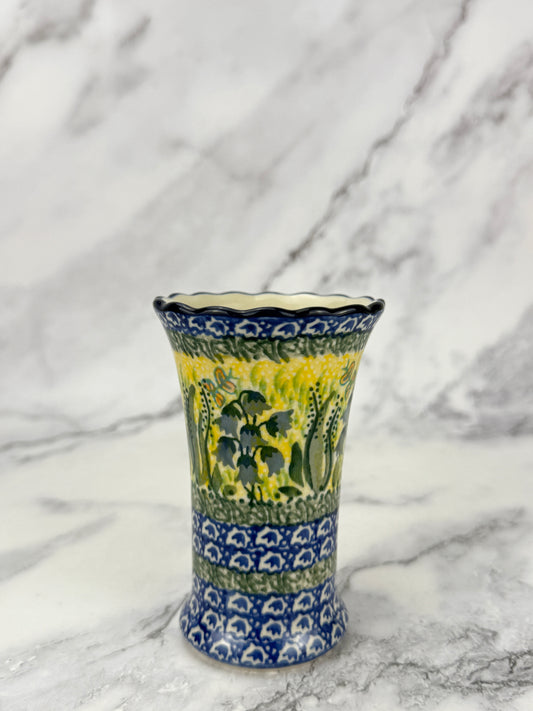 Ruffled Unikat Bud Vase - Shape 127 - Pattern U1483