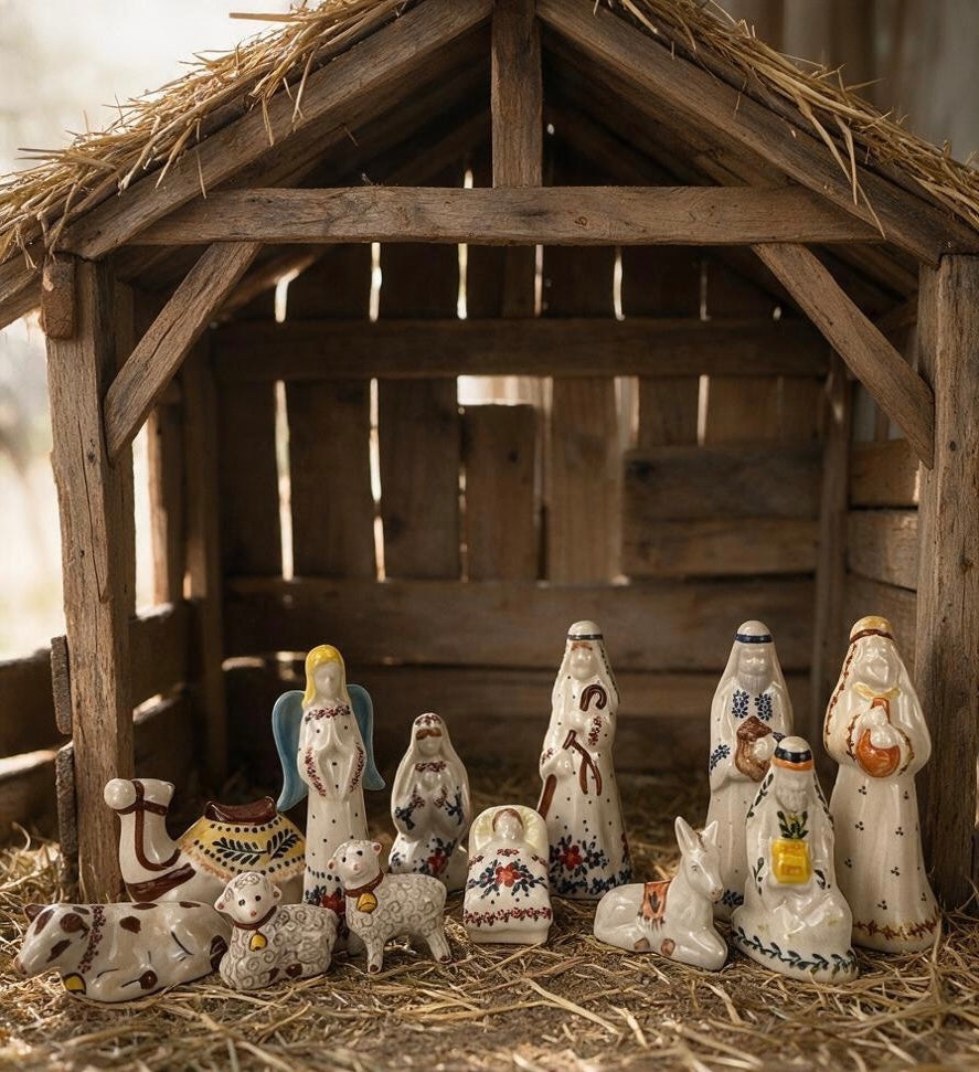 Nativity Set - Angel & Sheep