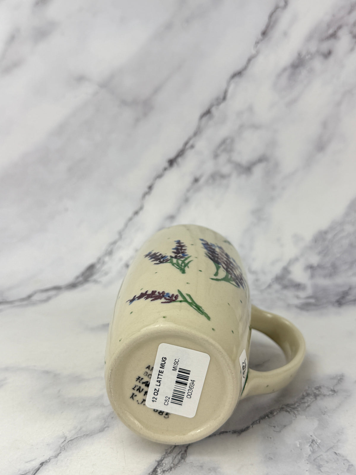 Latte Mug - Shape C52 - Pattern 3308