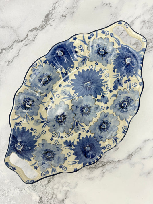 Handled Unikat Serving Dish - Shape B43 - Pattern U5176