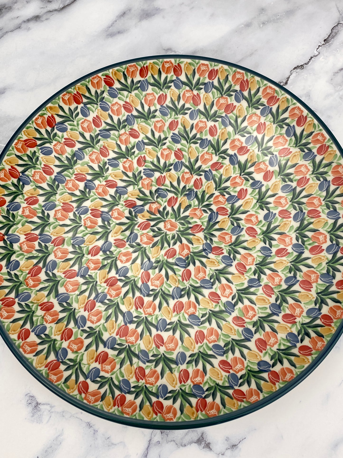 14" Round Unikat Platter - Shape 265 - Pattern U4226