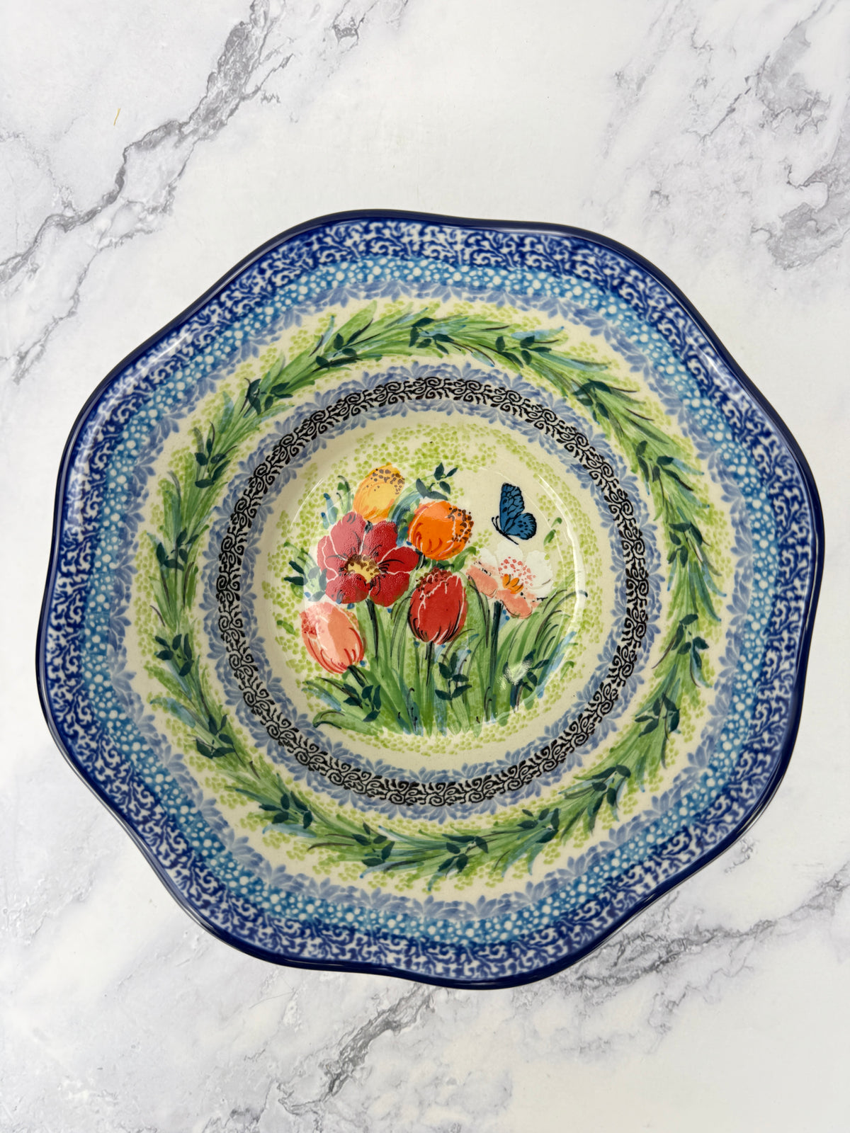 Small Wavy Unikat Bowl - Shape 691 - Pattern U5314
