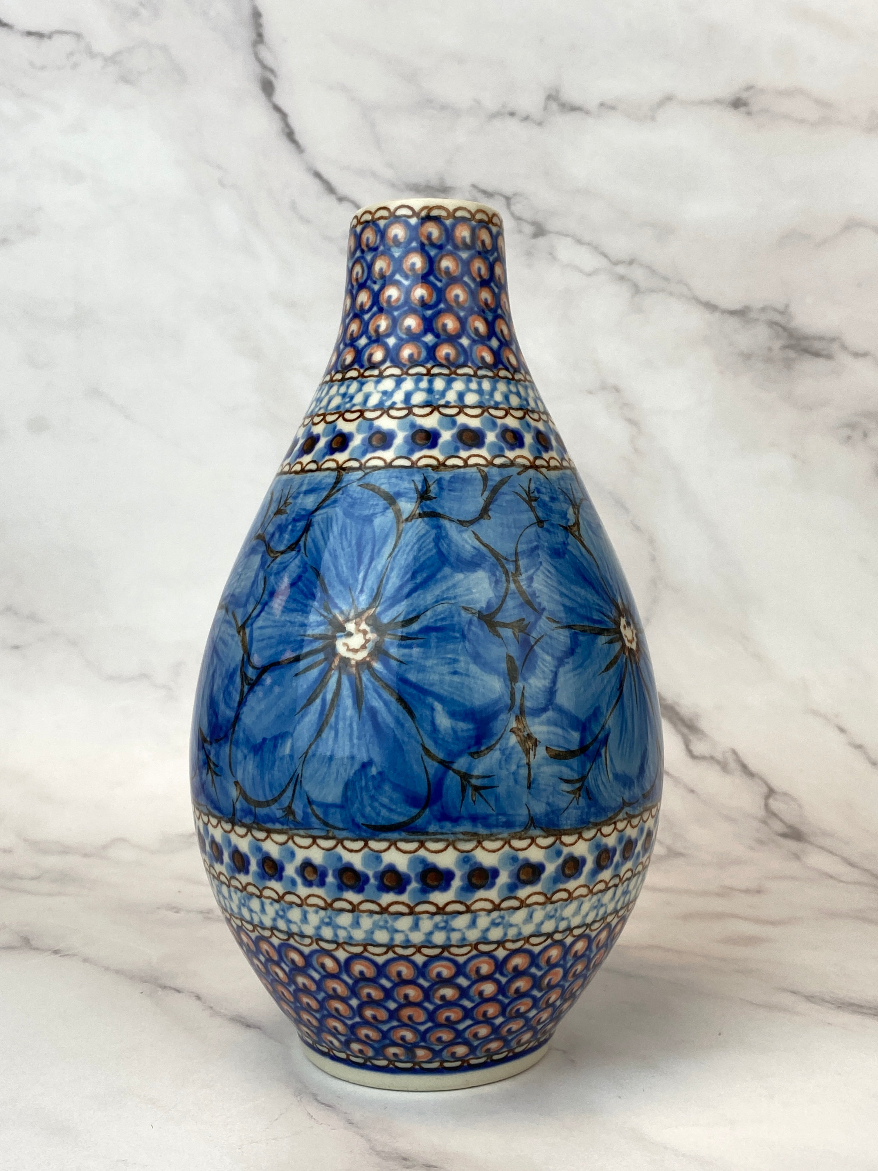 SALE Large Single Stem Unikat Vase - Shape G19 - Pattern U408C – Polish ...