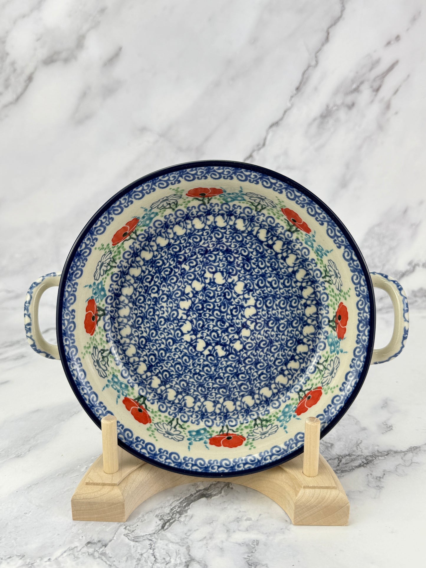 Small Round Baker with Handles - Shape C40 - Pattern 2901