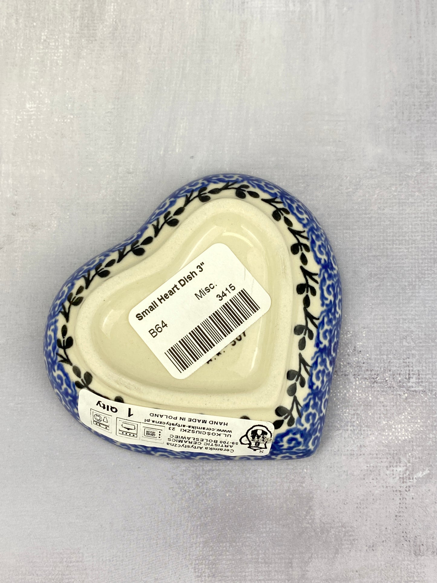 Heart Dish - Shape B64 - Pattern 2277