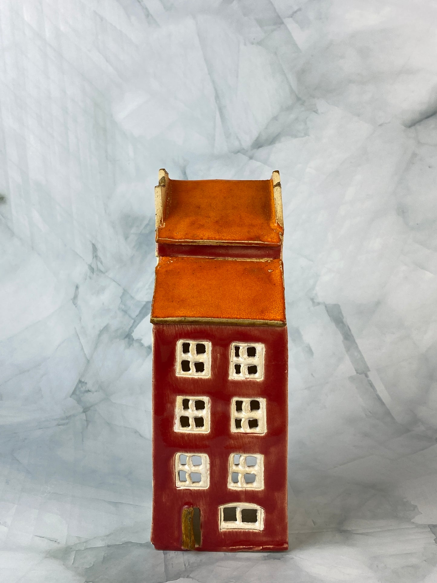 Ceramic Votive House - B