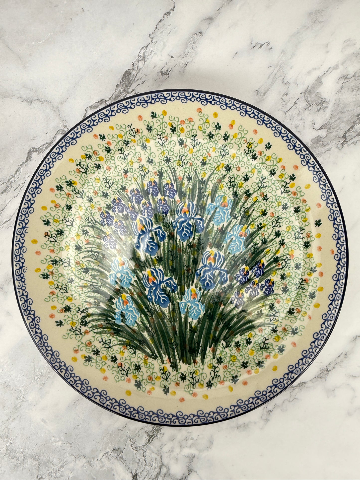 SALE 12'' Round Unikat Platter - Shape 256 - Pattern U2712