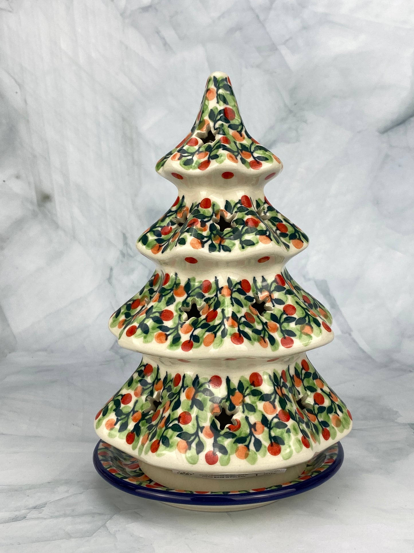 8" Unikat Christmas Tree - Shape 602 - Pattern U4806