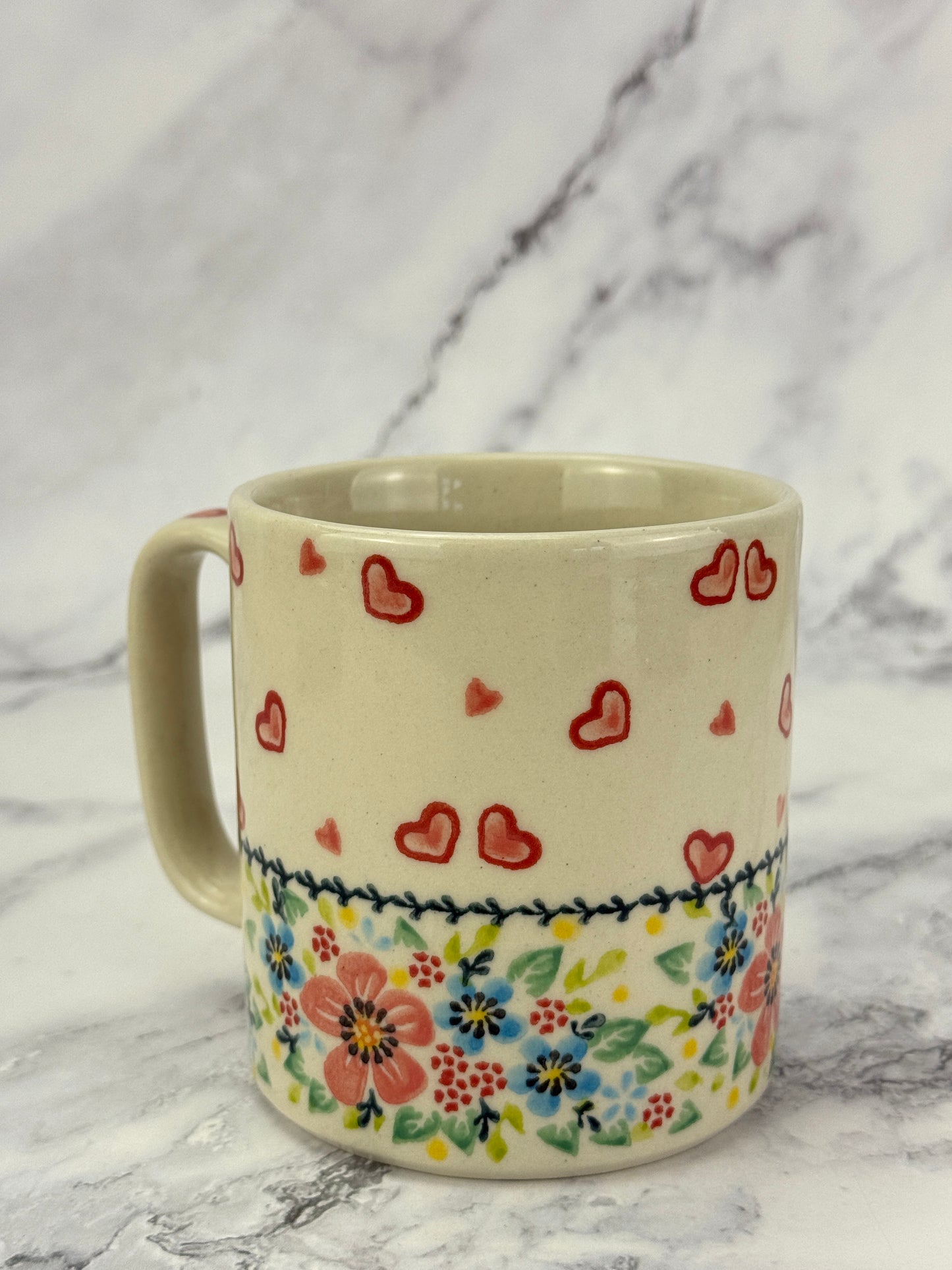 Vena Unikat 12oz Art Mug - Shape V055 - Pink Bunny