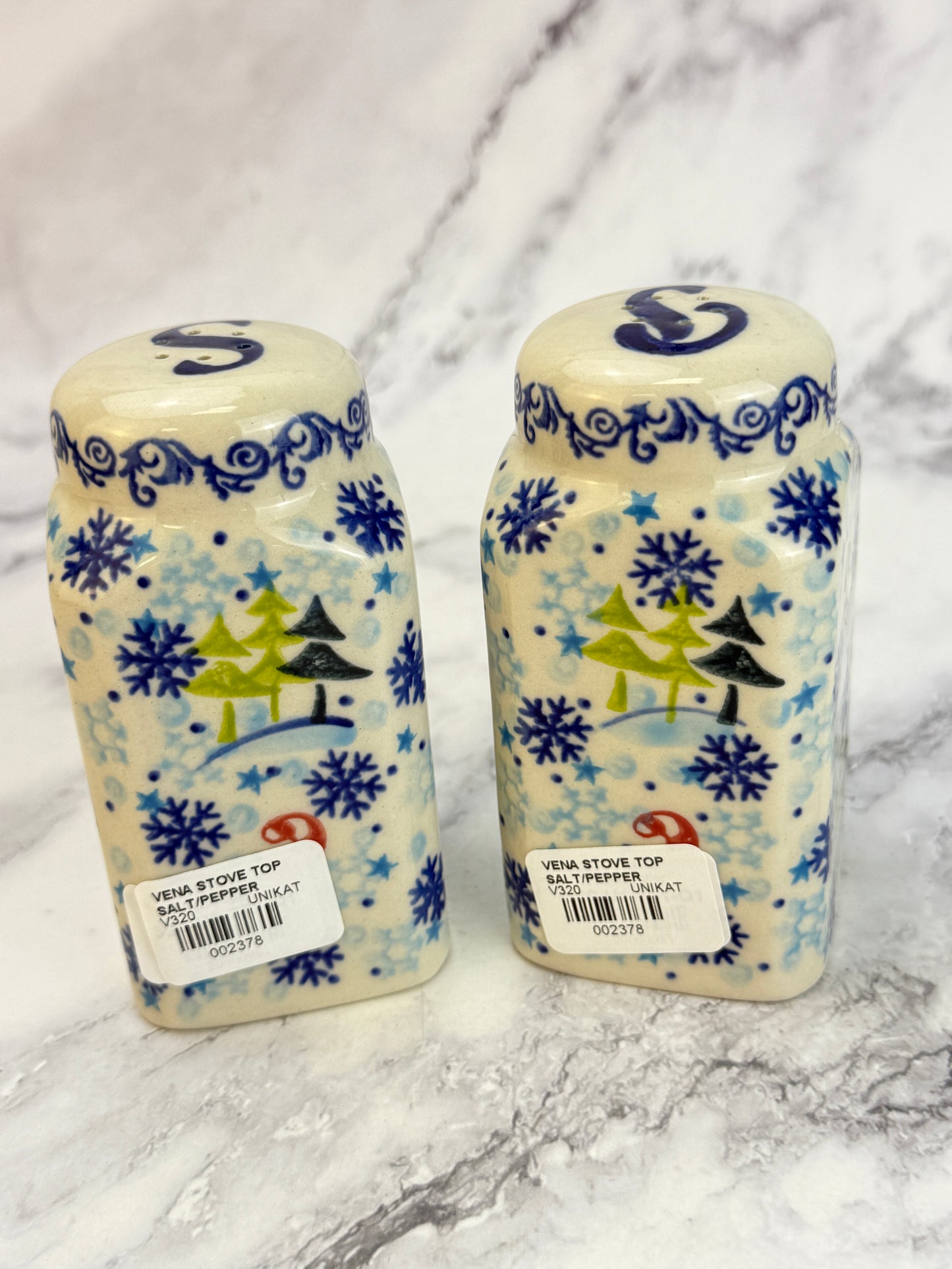 Vena Unikat Stovetop Salt and Pepper Set - Shape V320 - Candy Cottage