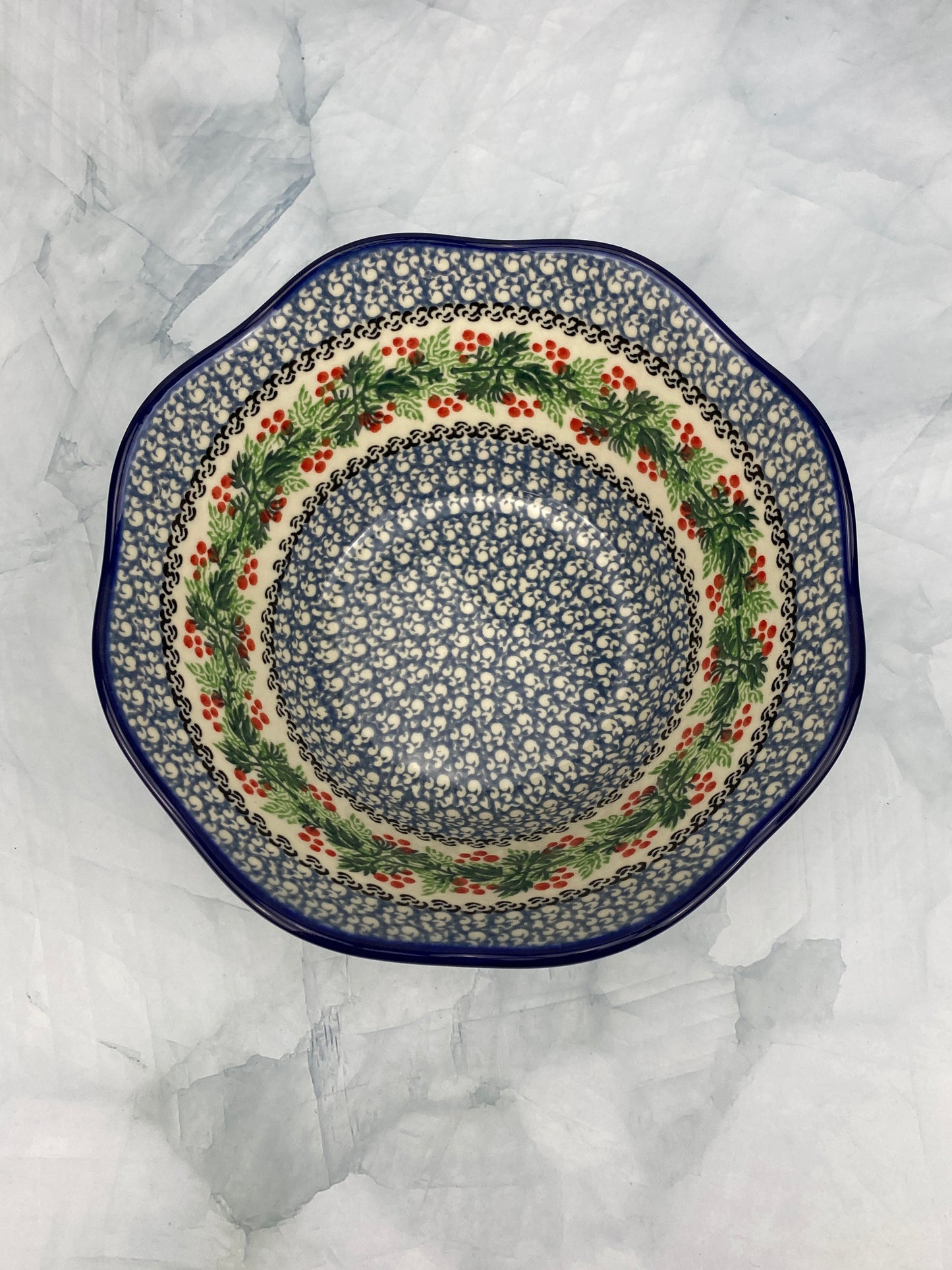 HOLIDAY SPECIAL Wavy Bowl - Shape 691 - Pattern 1734