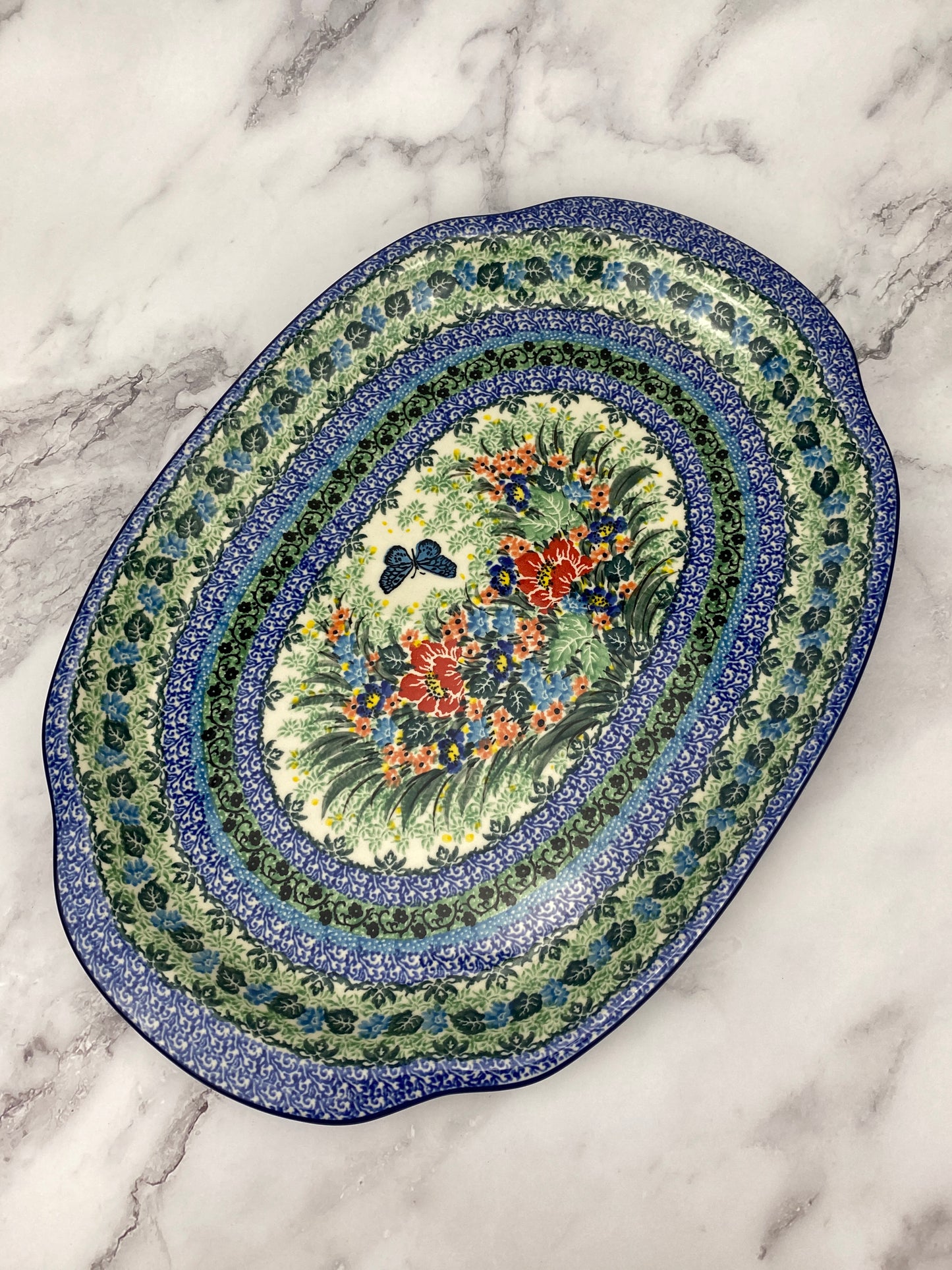 Unikat Platter With Handles - Shape 684 - Pattern U4553