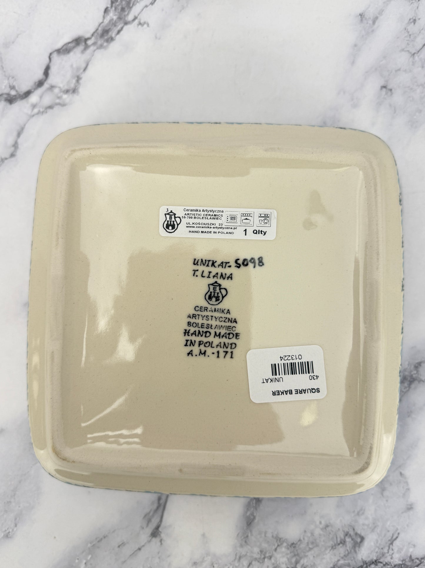 Square Unikat Baker - Shape 430 - Pattern U5098