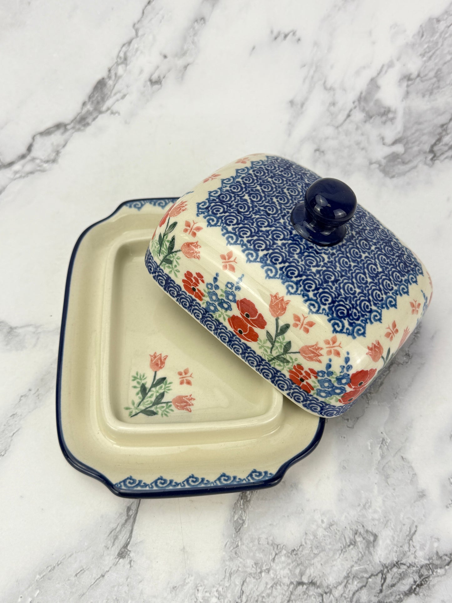 Euro Butter Dish - Shape 295 - Pattern 3220