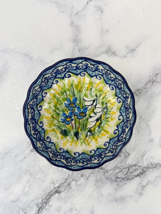 SALE 4.5" Unikat Scalloped Bowl - Shape 23 - Pattern U5071