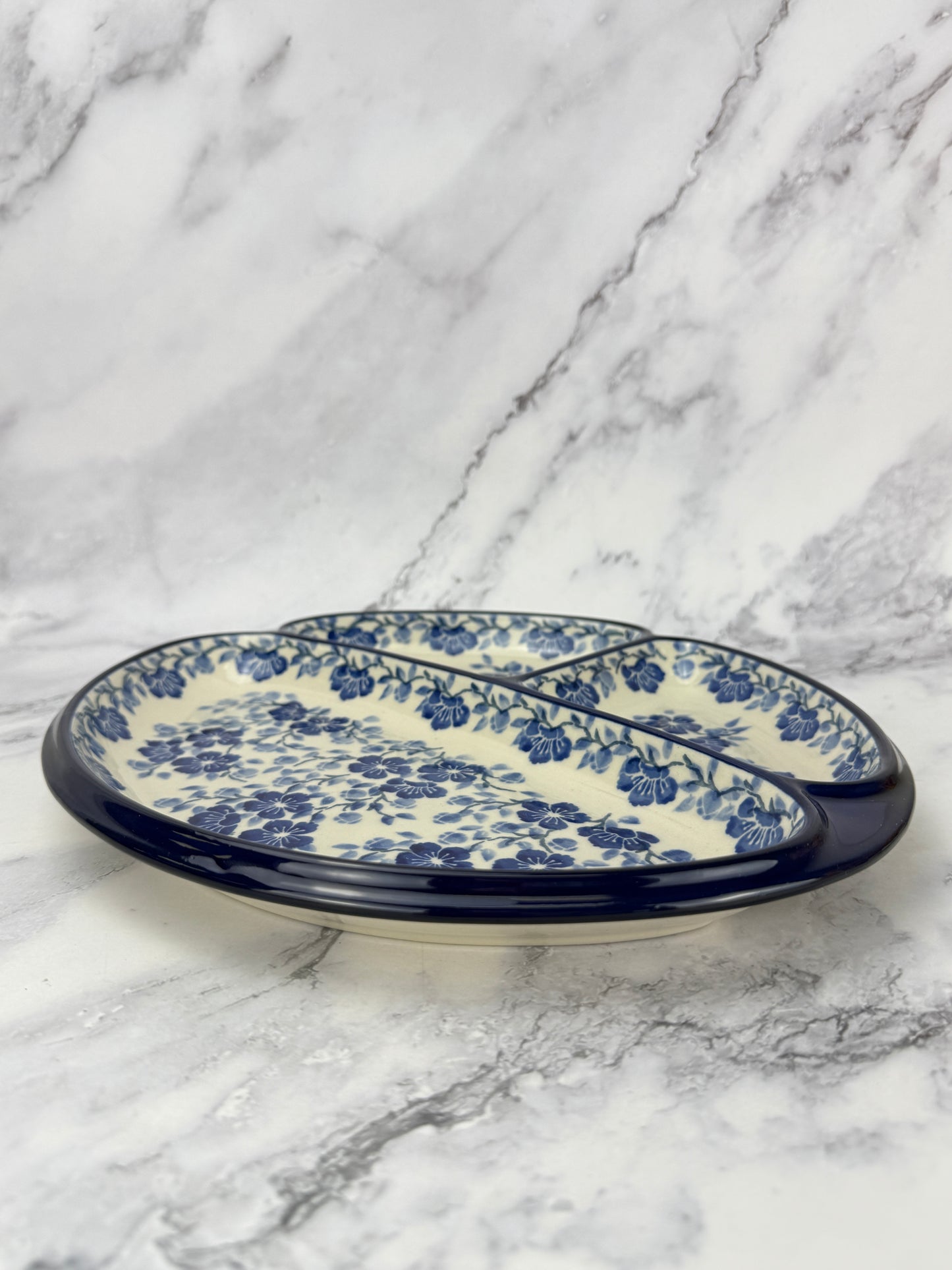 Divided Oval Dish - Shape 485 - Pattern 3428