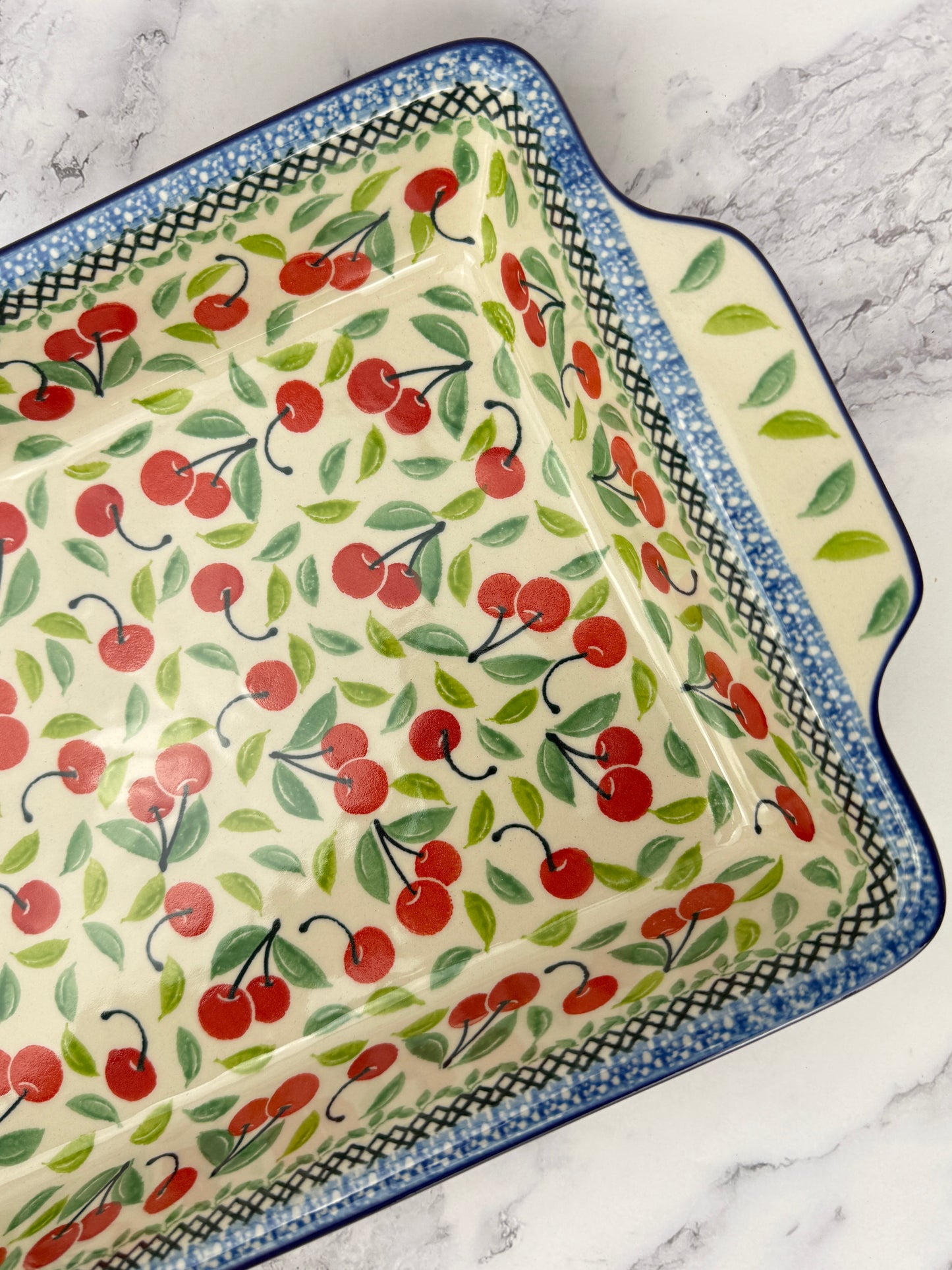 Large Rectangular Baker with Handles - Shape A56 - Pattern 3250