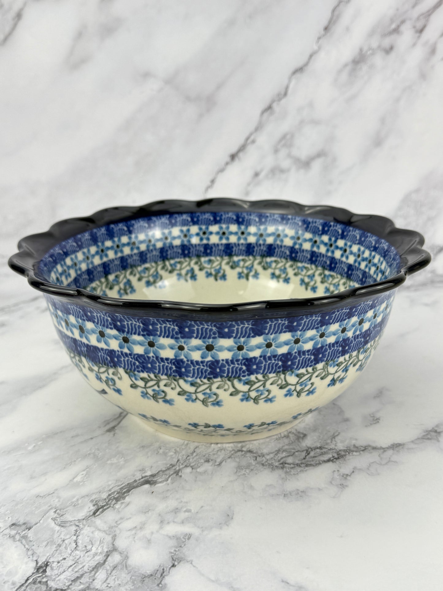 Large Ruffled Bowl - Shape 628 - Pattern 1932