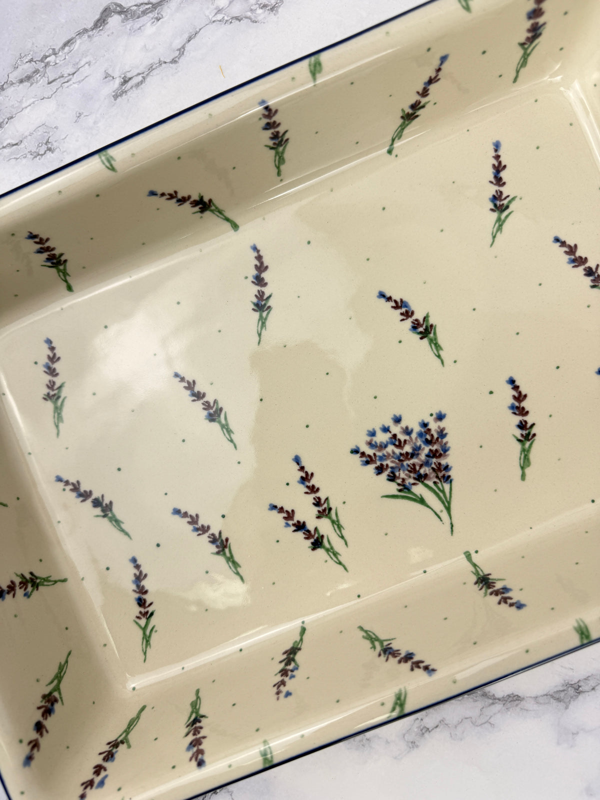 Large Rectangular Baker with Handles - Shape A56 - Pattern 3308