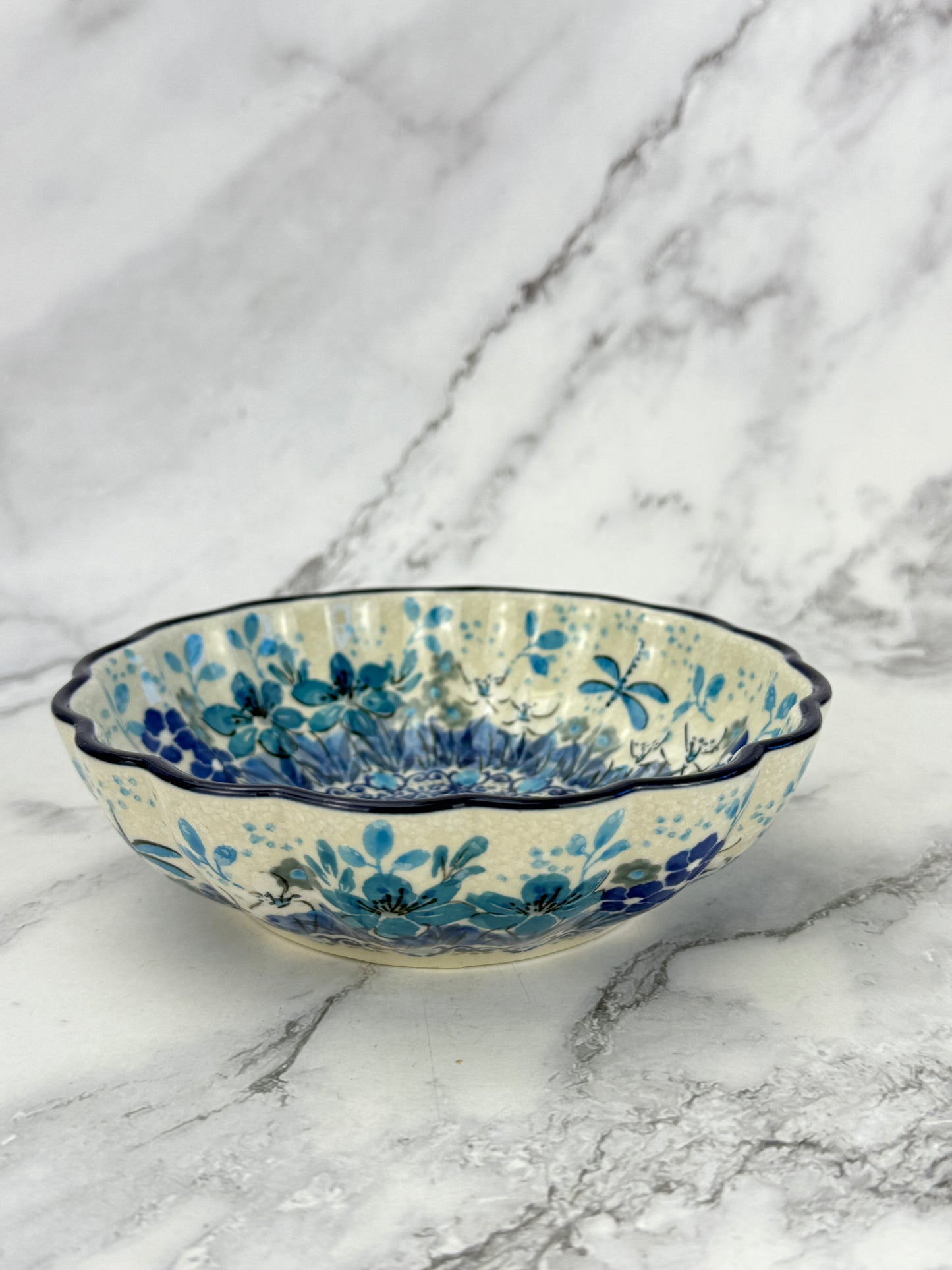 Unikat Ruffled Bowl - Shape 448 - Pattern U4964